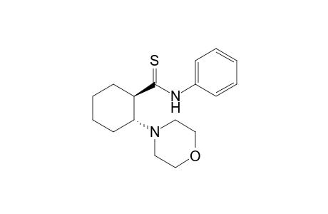 trans-2-Morpholin-4-ylcyclohexanecarbothioic acid phenylamide