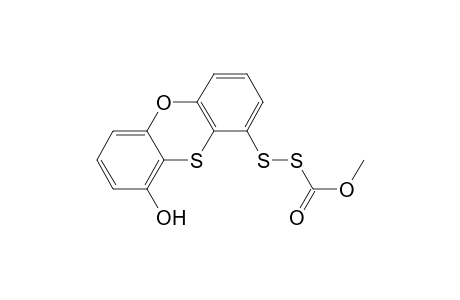 1-Hydroxy-9-((methoxycarbonyl)dithio)phenoxathiin