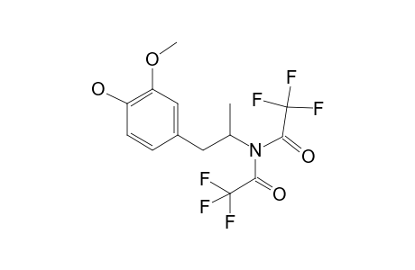 4-Hydroxy-3-methoxyamphetamine, N,o-bis(trifluoroacetyl)-