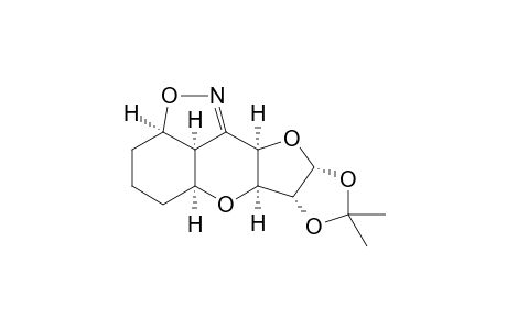 2,3-Isopropylidenedioxy-2,3,3a,4a,5,6,7,8,8a,10b-decahydrofuran[4,5-b][1,2]oxazolo[de]benzopyran isomer