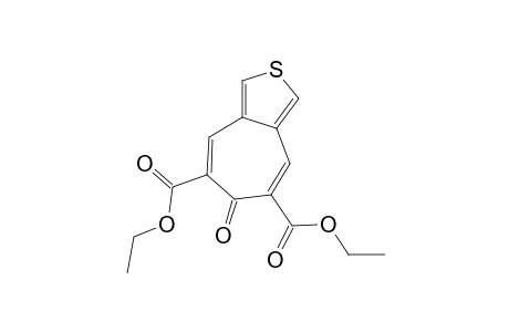 6-oxo-6H-cyclohepta[c]thiophene-5,7-dicarboxylic acid, diethyl ester