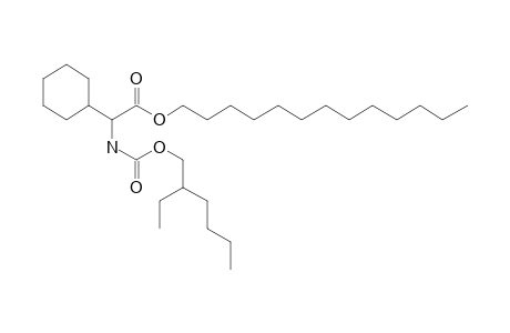 Glycine, 2-cyclohexyl-N-(2-ethylhexyl)oxycarbonyl-, tridecyl ester