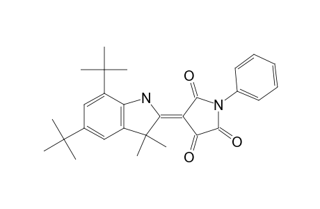 4-(5,7-di-T-Butyl-3,3-dimethyl-2-indolinylidene)-1-phenyl-2,3,5-pyrrolidinetrione