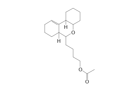 4-(2,3,4,4a,6,6a,7,8,9,10b-decahydro-1H-benzo[c]chromen-6-yl)butyl acetate