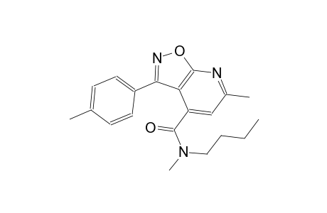 isoxazolo[5,4-b]pyridine-4-carboxamide, N-butyl-N,6-dimethyl-3-(4-methylphenyl)-