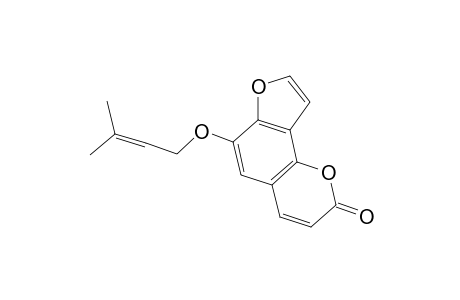6-[(3-methyl-2-butenyl)oxy]-2H-furo[2,3-h]-1-benzopyran-2-one