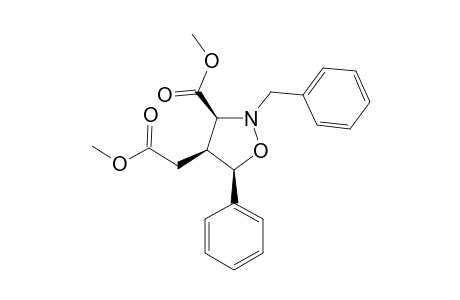2-BENZYL-4-METHOXYCARBONYLMETHYL-5-PHENYLISOXAZOLIDINE-3-CARBOXYLIC-ACID-METHYLESTER