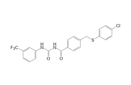 1-{alpha-[(p-CHLOROPHENYL)THIO]-p-TOLUOYL}-3-(alpha,alpha,alpha-TRIFLUORO-m-TOLYL)UREA