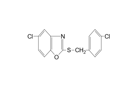 5-chloro-2-[(p-chlorobenzyl)thio]benzoxazole