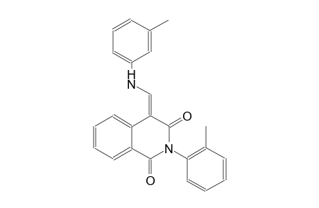 1,3(2H,4H)-isoquinolinedione, 2-(2-methylphenyl)-4-[[(3-methylphenyl)amino]methylene]-, (4E)-