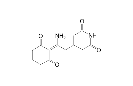 4-[2-Amino-2-(2,6-dioxocyclohexylidene)ethyl]-2,6-piperidinedione