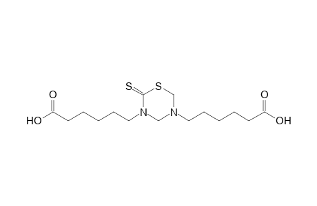 6-[5-(6-oxidanyl-6-oxidanylidene-hexyl)-6-sulfanylidene-1,3,5-thiadiazinan-3-yl]hexanoic acid