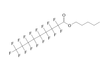 Heptadecafluorononanoic acid, pentyl ester