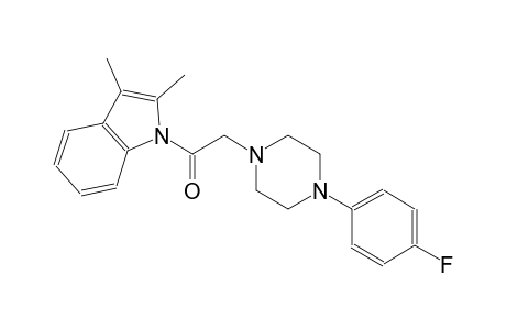 1H-indole, 1-[[4-(4-fluorophenyl)-1-piperazinyl]acetyl]-2,3-dimethyl-