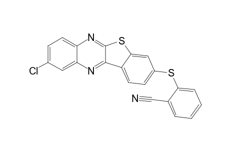 3-(2-Cyanophenylthio)-9-chlorobenzo[4.5]thieno[2,3-b]quinoxaline