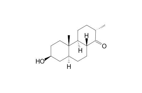 3.beta.-Hydroxy-des-D-13.alpha.-androstan-14-one