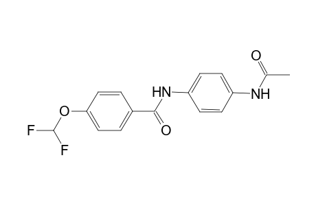 N-[4-(acetylamino)phenyl]-4-(difluoromethoxy)benzamide