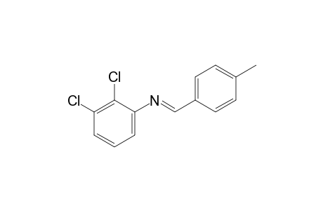 2,3-dichloro-N-(p-methylbenzylidene)aniline