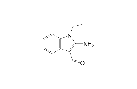 2-Amino-1-ethyl-3-indolecarboxaldehyde