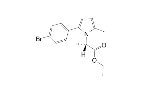 Ethyl ester of (S)-2-[2-(4-bromophenyl)-5-methyl-1H-pyrrol-1-yl]propionic acid