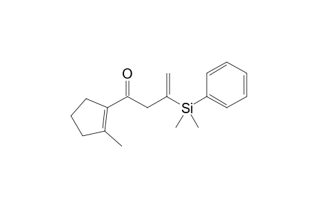 2-Methyl-1-cyclopentenyl 2-(dimethylphenylsilyl)-2-propenyl ketone