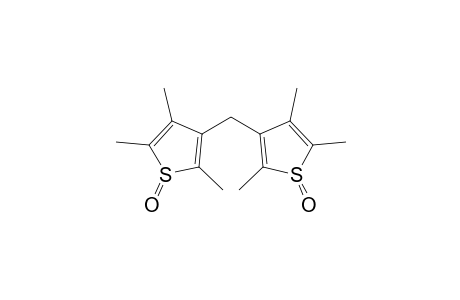 2,3,5-trimethyl-4-[(2,4,5-trimethyl-1-oxidanylidene-thiophen-3-yl)methyl]thiophene 1-oxide