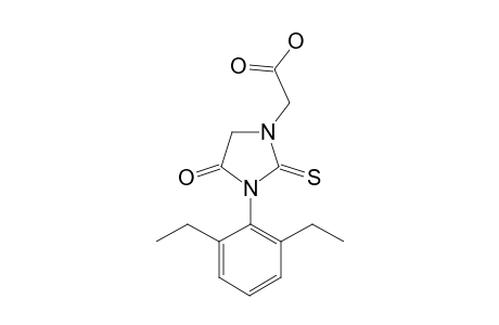 3-(2,6-diethylphenyl)-4-oxo-2-thioxo-1-imidazolidineacetic acid