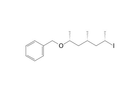 [(1R,3S,5S)-5-iodo-1,3-dimethyl-hexoxy]methylbenzene