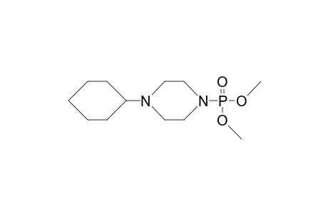 4-Cyclohexyl-1-dimethylphosphono-piperazine