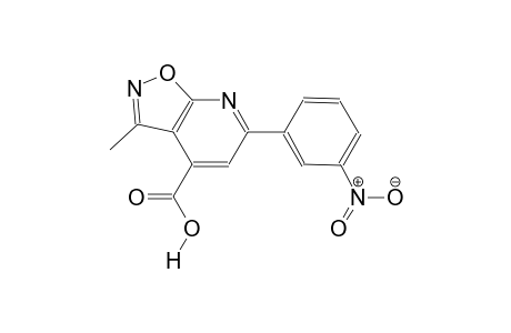 isoxazolo[5,4-b]pyridine-4-carboxylic acid, 3-methyl-6-(3-nitrophenyl)-