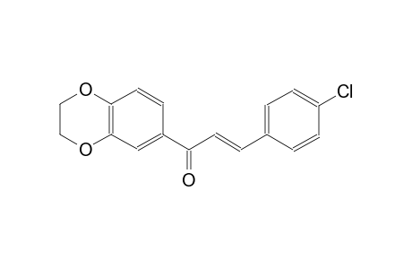 (2E)-3-(4-chlorophenyl)-1-(2,3-dihydro-1,4-benzodioxin-6-yl)-2-propen-1-one