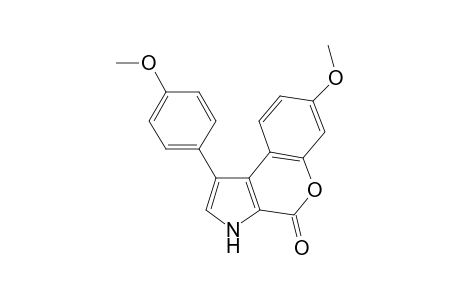 1-(4-Methoxyphenyl)-7-methoxychromeno[3,4-b]pyrrole-4(3H)-one