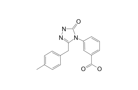 3-PARA-METHYLBENZYL-4-(3-CARBOXYPHENYL)-4,5-DIHYDRO-1H-1,2,4-TRIAZOL-5-ONE