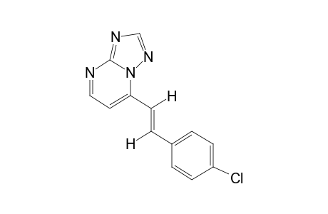 trans-7-(p-CHLOROSTYRYL)-s-TRIAZOLO[1,5-a]PYRIMIDINE