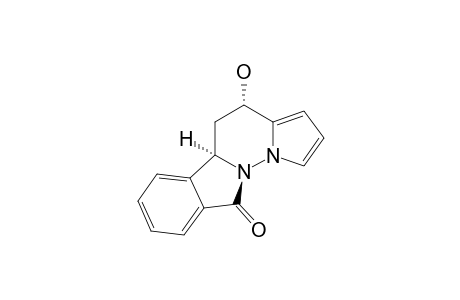 TRANS-6,10B,11,12-TETRAHYDRO-12-HYDROXYPYRROLO-[1',2':2,3]-PYRIDAZINO-[6,1-A]-ISOINDOL-6-ONE