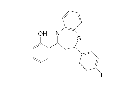 2-[2-(4-fluorophenyl)-2,3-Dihydro-1,5-benzothiazepin-4-yl]phenol
