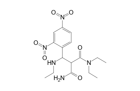 N,N-Diethyl-2-(2,4-dinitrophenyl)-2-ethylaminoethane-1,1-dicarboxamide