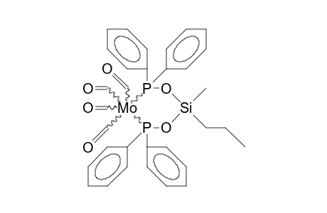 Tetracarbonyl-(bis[diphenylphosphinoxy]methylpropylsilane)-molybdenum