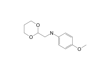 N-(4-Methoxyphenyl)-N-(1,3-dioxan-2-ylmethyl)amine