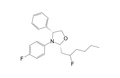 4(R)-Phenyl-3-(p-fluorophenyl)-2(R)-fluorohexyl-1,3-oxazolidine