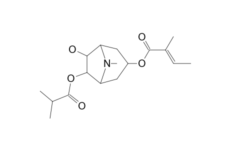 3-Tigloyloxy-6-(2-methylpropanoyl)oxy-7-hydroxytropane