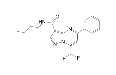 N-butyl-7-(difluoromethyl)-5-phenylpyrazolo[1,5-a]pyrimidine-3-carboxamide