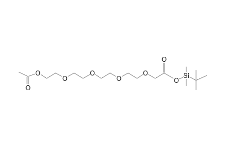 Tert-butyldimethylsilyl 14-acetoxy-3,6,9,12-tetraoxatetradecan-1-oate