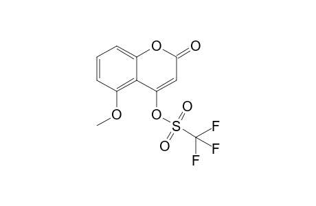 5-METHOXY-4-TRIFLUOROMETHYLSULFONYLOXY-2H-1-BENZOPYRAN-2-ONE