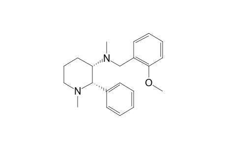 (2S,3S)-3-(2-Methoxybenzylamino)-2-phenylpiperidine, N,N'-dimethyl