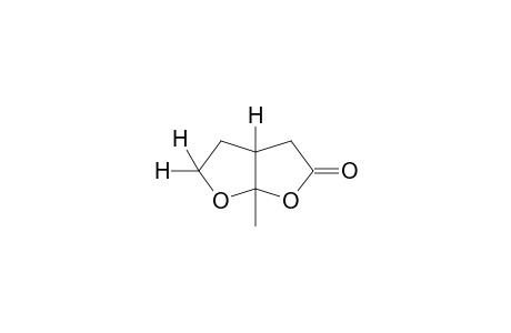 2-hydroxy-2-methyltetrahydro-3-furanacetic acid, gamma-lactone