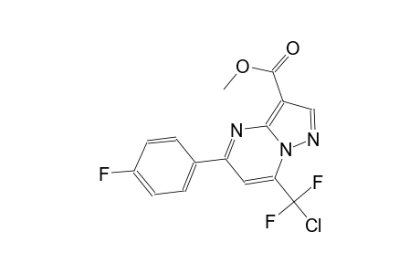 methyl 7-[chloro(difluoro)methyl]-5-(4-fluorophenyl)pyrazolo[1,5-a]pyrimidine-3-carboxylate