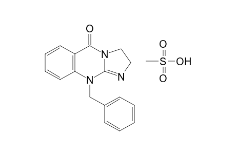 10-benzyl-2,10-dihydroimidazo[2,1-b]quinazolin-5(3H)-one, methanesulfonate(1:1)