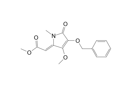 3-Benzyloxy-4-methoxy-5-[E-(methoxycarbonyl-methylidene)]-N-methylpyrrol-2-one