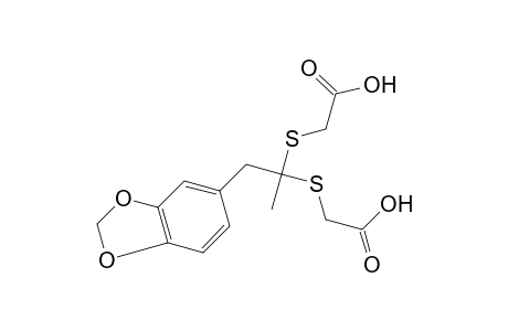 {[alpha-methyl-3,4-(methylenedioxy)phenethylidene]dithio}diacetic acid